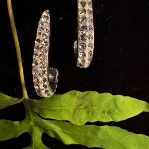 Elegant Sterling Silver Hoop Earrings